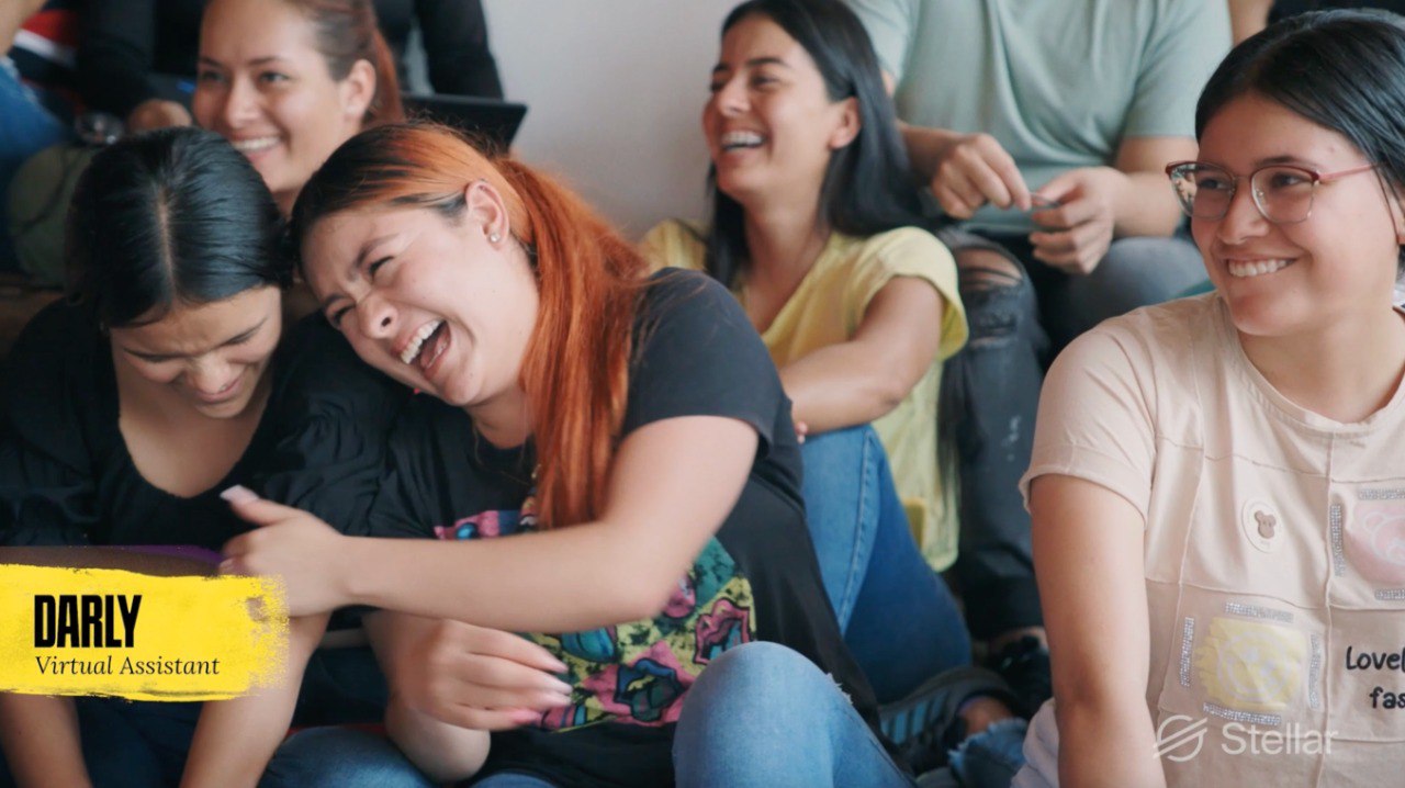 Women entrepreneurs in rural San Francisco, Colombia using Decaf to pay their remote teams